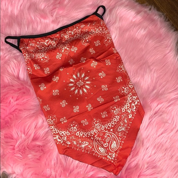 Fashion Mask Face Bandana Ear Loops #unisex - Picture 2 of 10